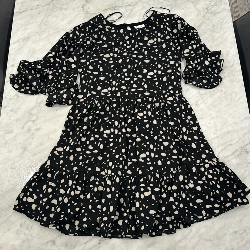 Black White Dress